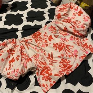 Puffed Sleeve Cropped Top